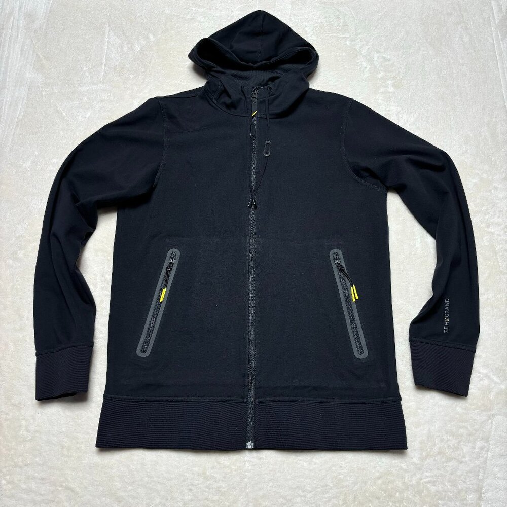 Cole Haan ZeroGrand Mens Jacket Sz‎ Small Black Soft Shell Waterproof Breathable